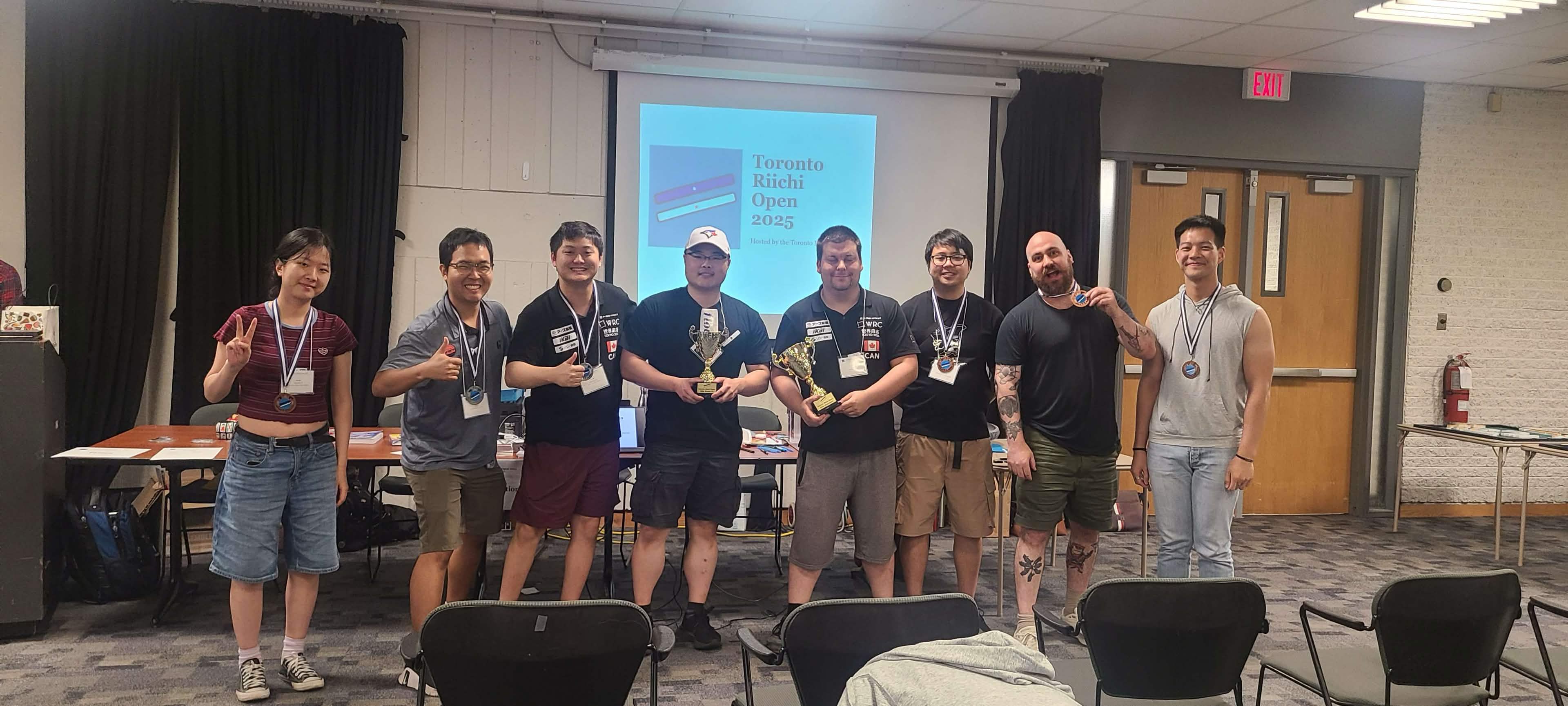 Players at the Toronto Riichi Open 2025